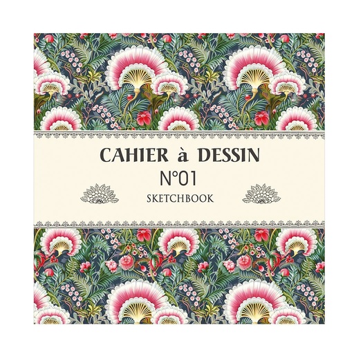 [GTDE001] CAHIER A DESSIN 40 PAGES 21 X 21 CM - N01