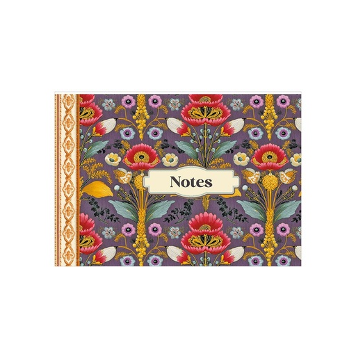 [GTCL010] MINI CAHIER 48 PAGES 15 X 10 CM - FLEURS