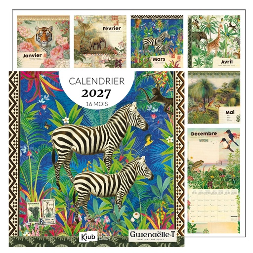 [CALCLA520] CALENDRIER CLASSIQUE 16 MOIS 2027 - GWENAELLE TROLEZ SAVANE